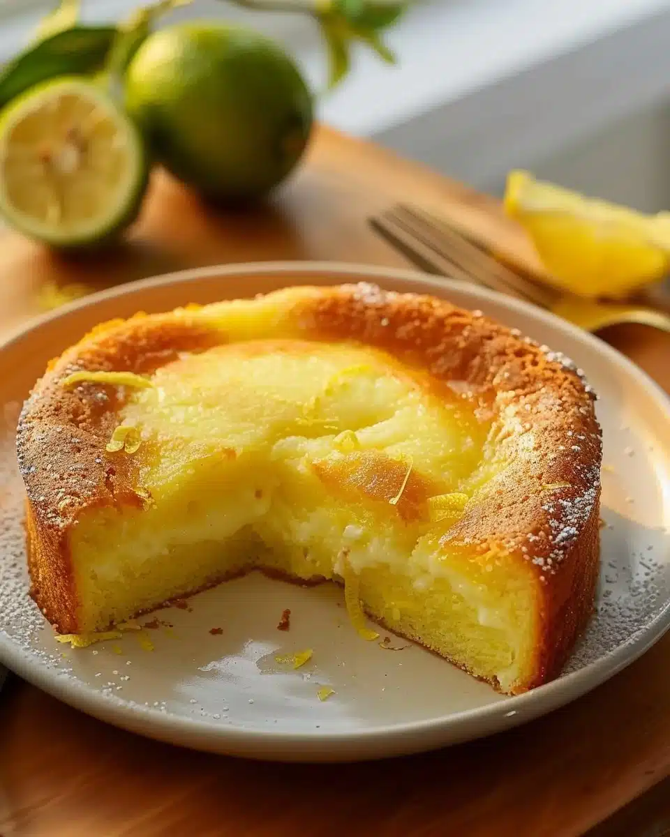 Gâteau au citron crémeux