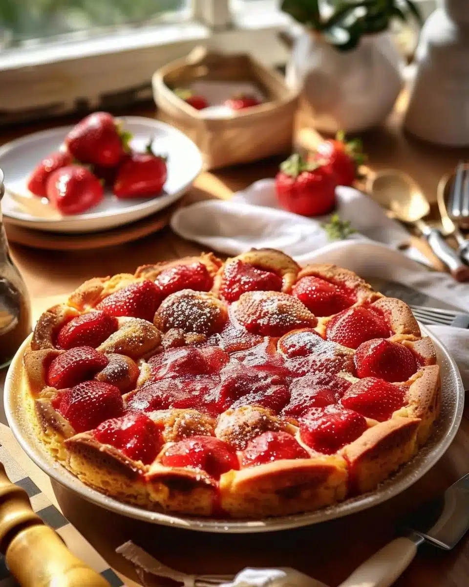 Gâteau aux fraises facile pour un dessert frais et savoureux