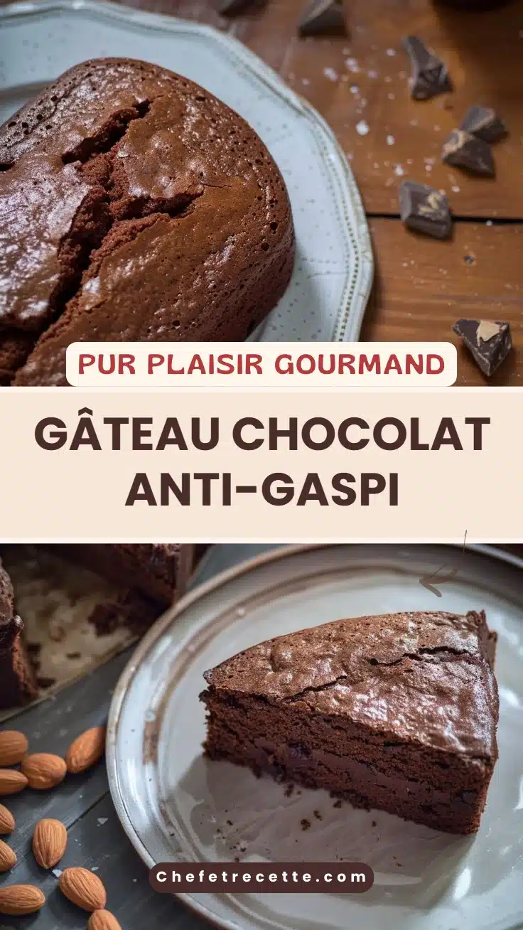 Gâteau chocolat anti-gaspi