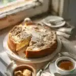 Gâteau frigidaire au café, dessert savoureux et réfrigéré au café.