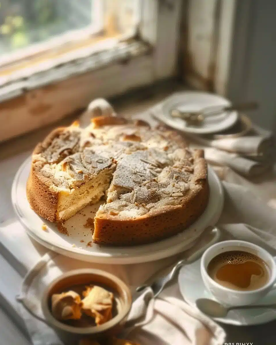 Gâteau frigidaire au café, dessert savoureux et réfrigéré au café.