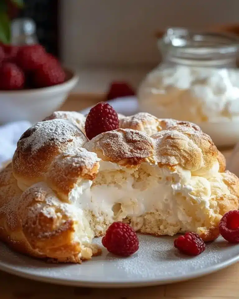 Gâteau Nuage au Yaourt, moelleux et léger, prêt à être dégusté