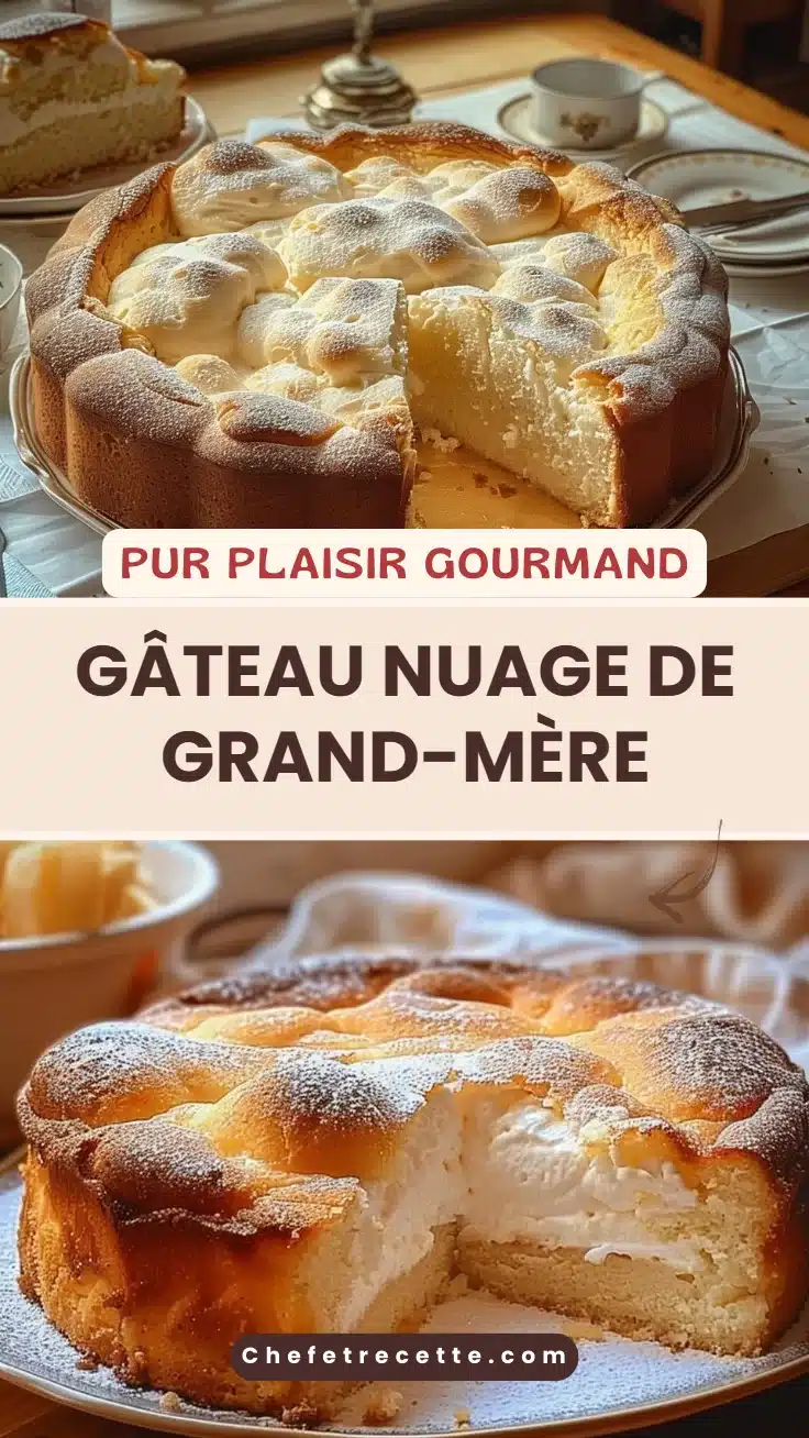 Gâteau Nuage de Grand-Mère