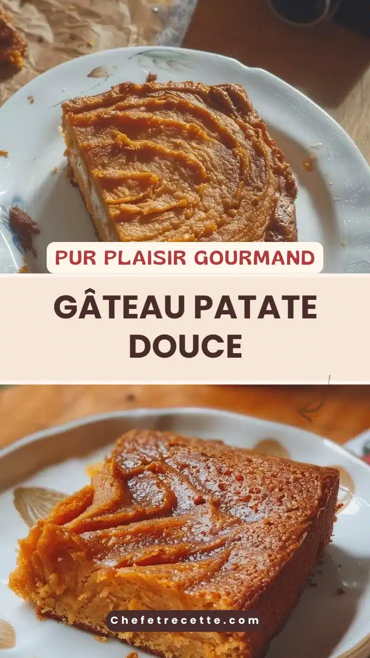 Gâteau patate douce