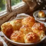 Gougères au fromage croustillantes et dorées, une spécialité française.