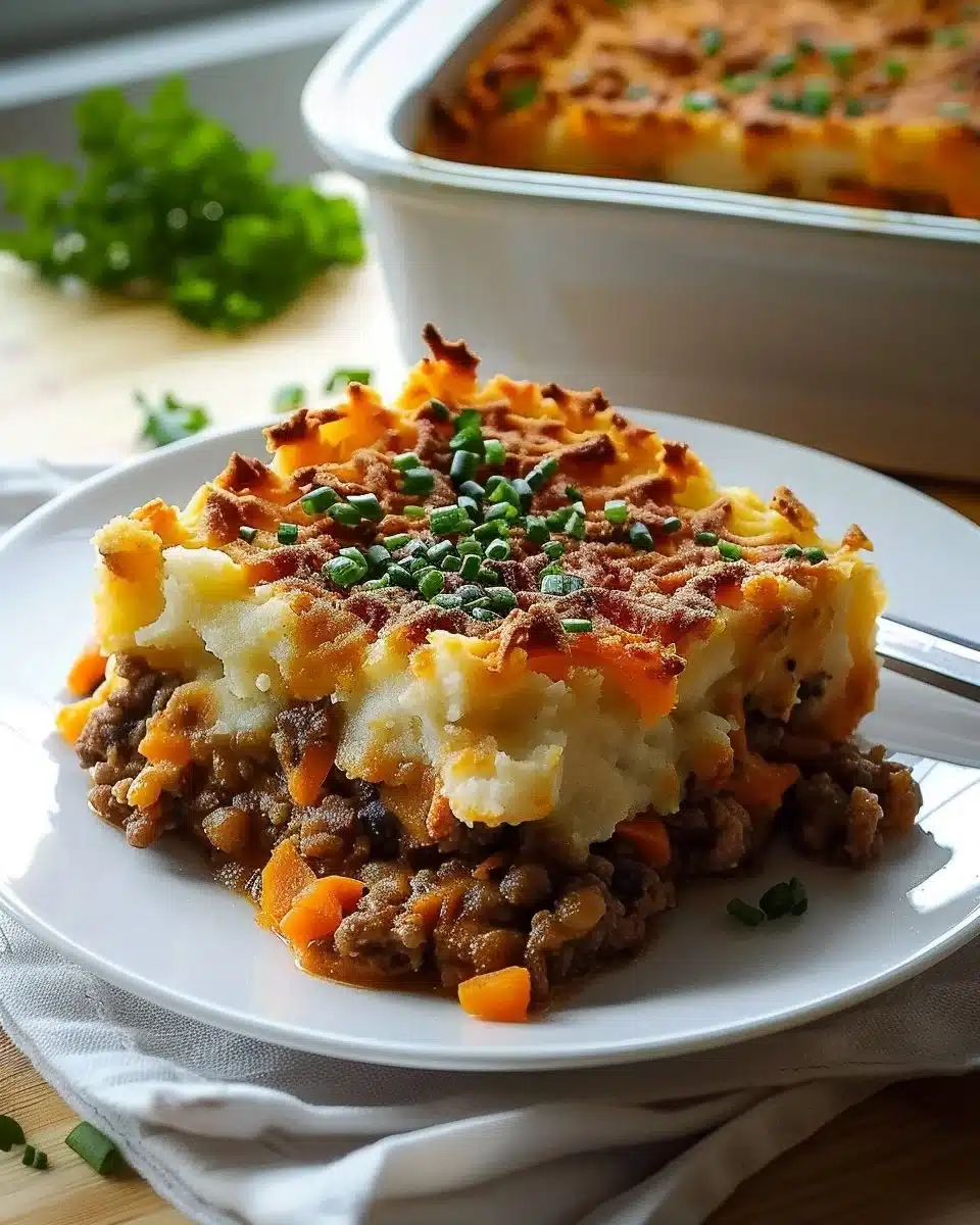 Hachis Parmentier à partager en famille, plat traditionnel français savoureux.
