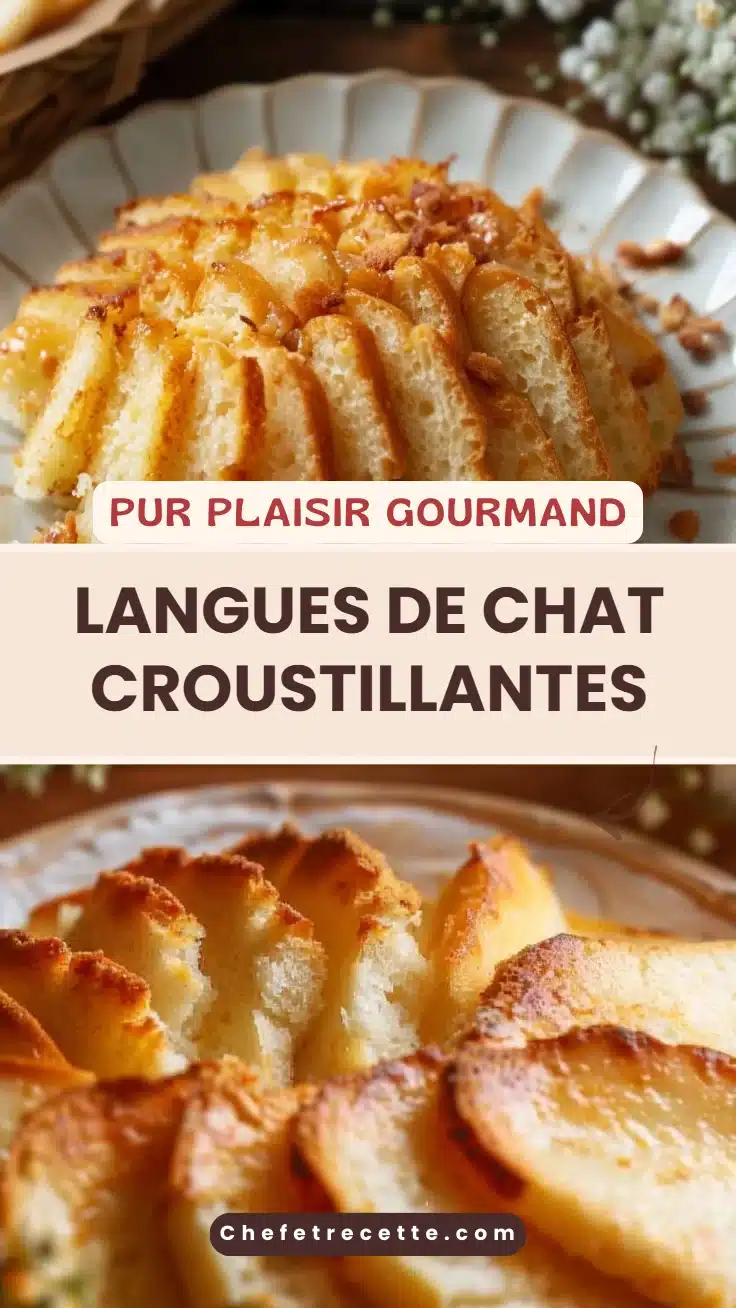 Langues de chat croustillantes