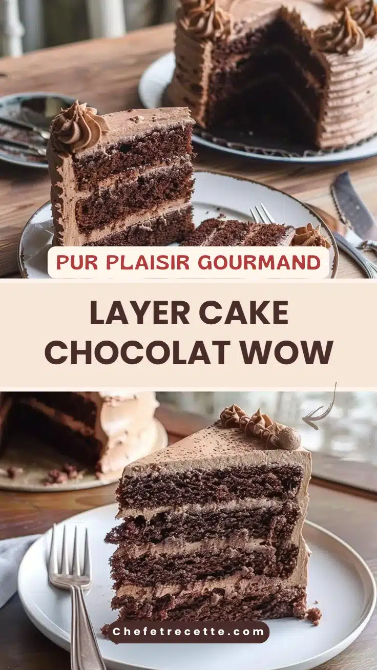 Layer cake chocolat WOW