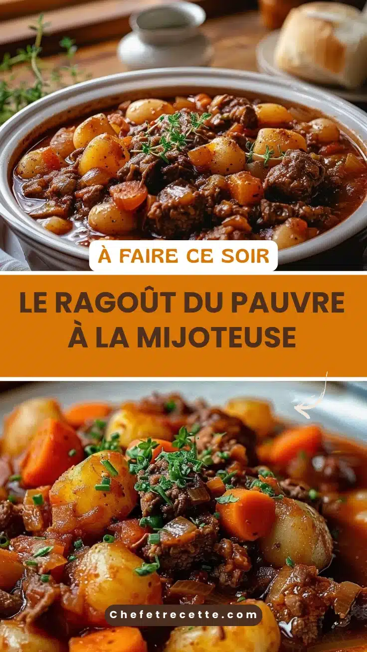 Le Ragoût du Pauvre à la Mijoteuse