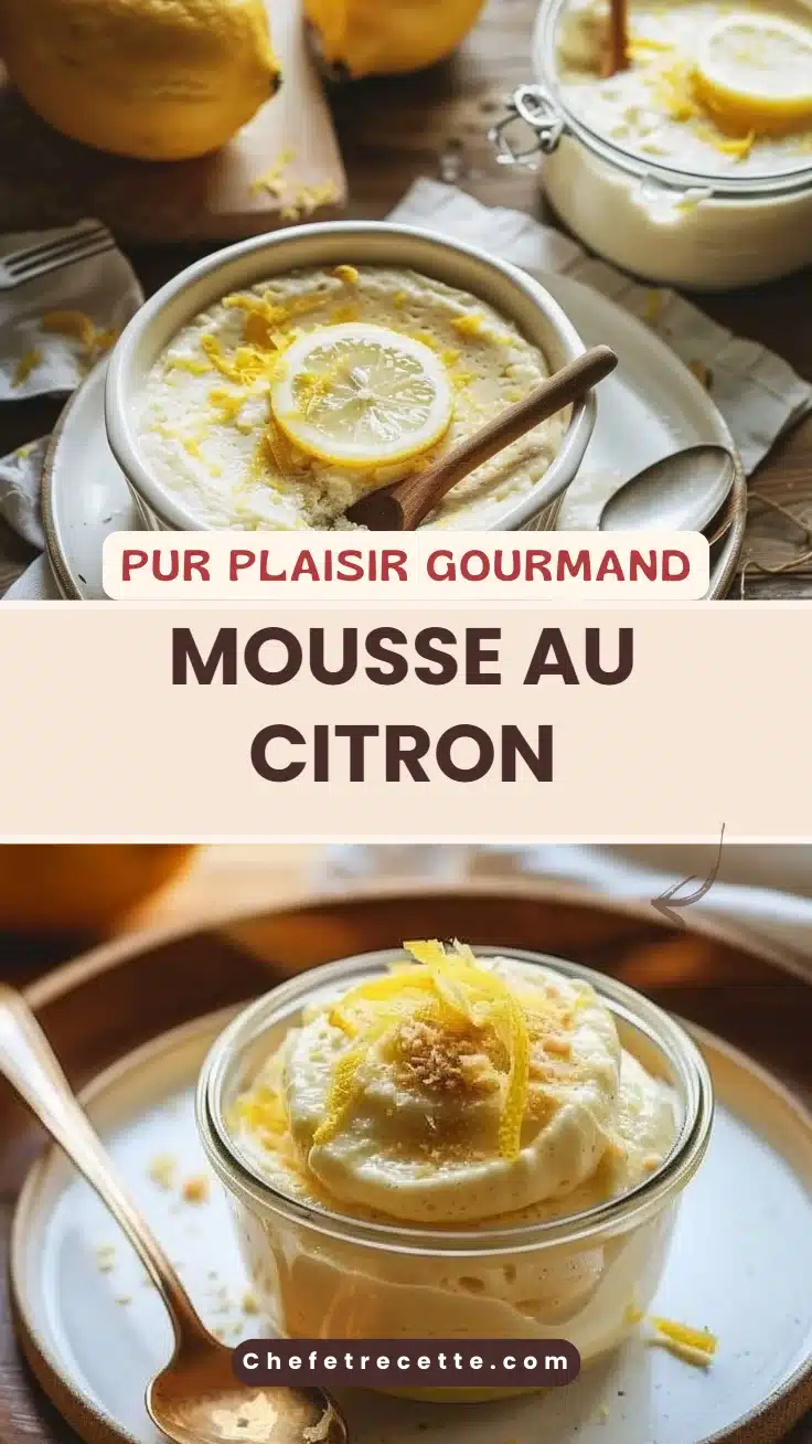 Mousse au citron