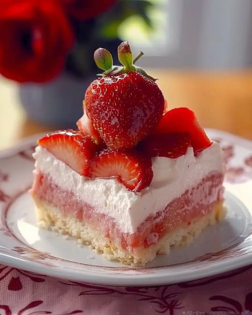 The Bavarian Strawberry Mousse