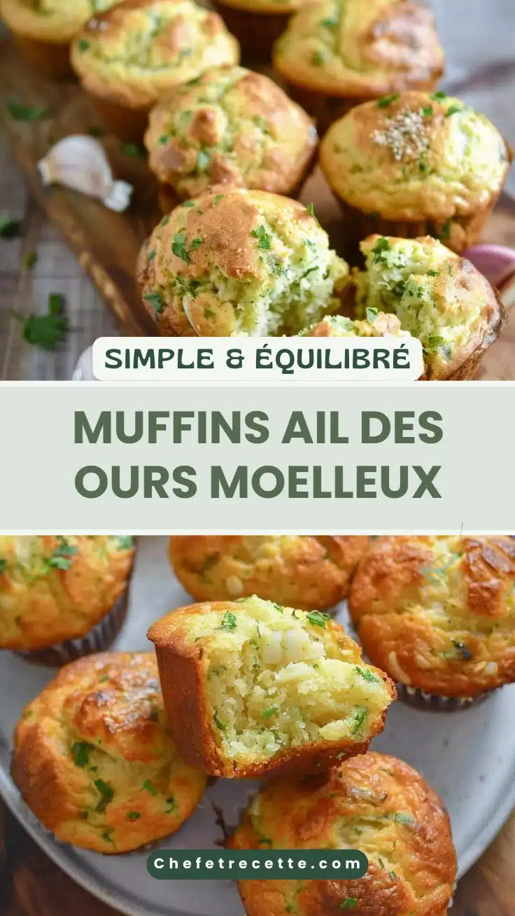Muffins ail des ours moelleux