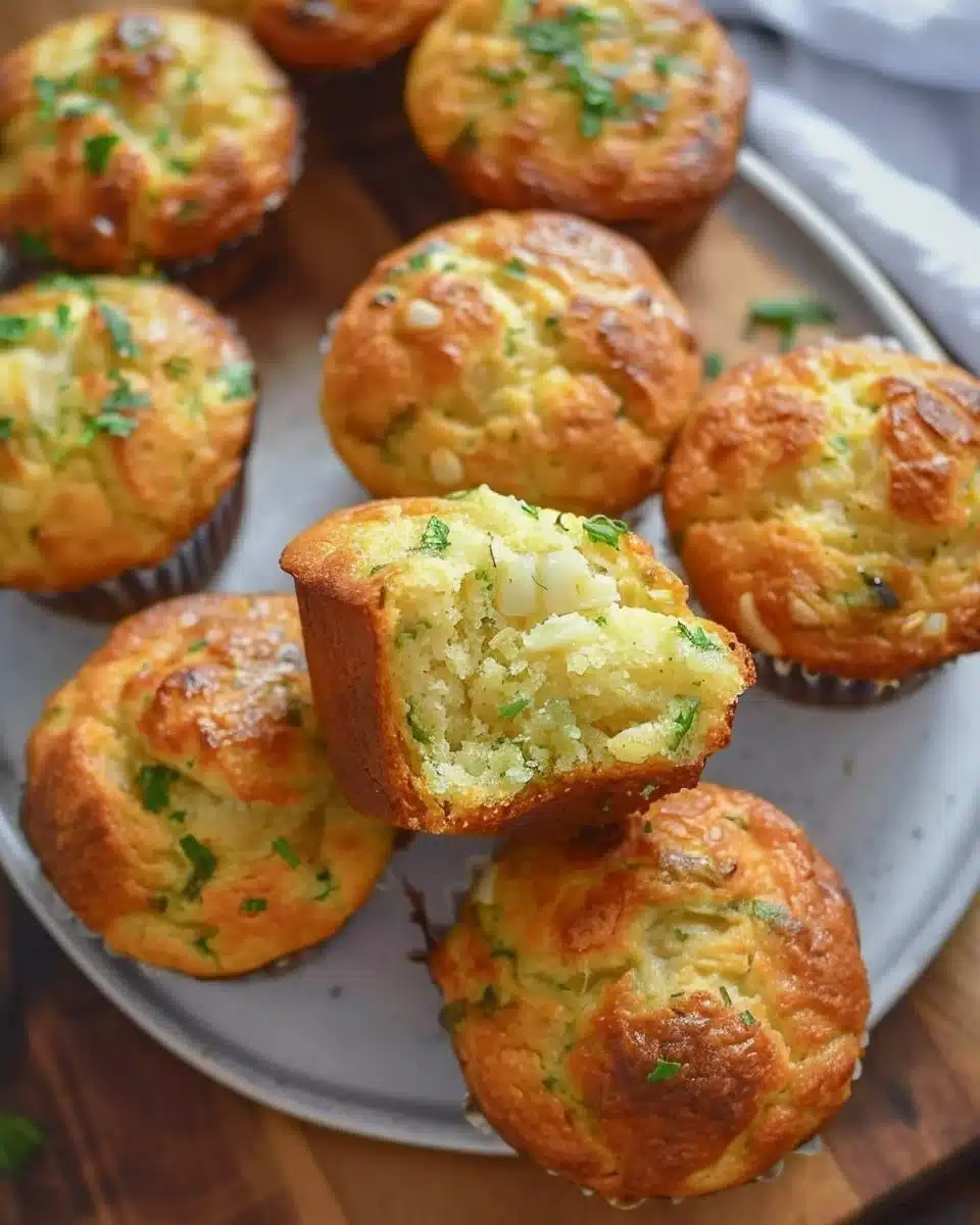 Muffins à l'ail des ours