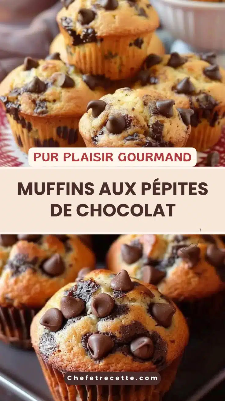 Muffins aux pépites de chocolat