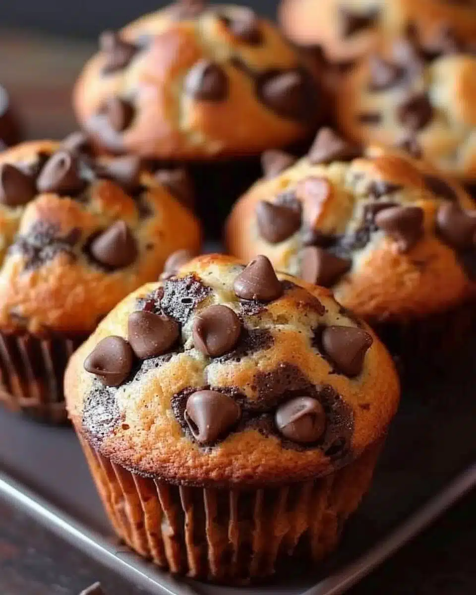 Muffins aux pépites de chocolat