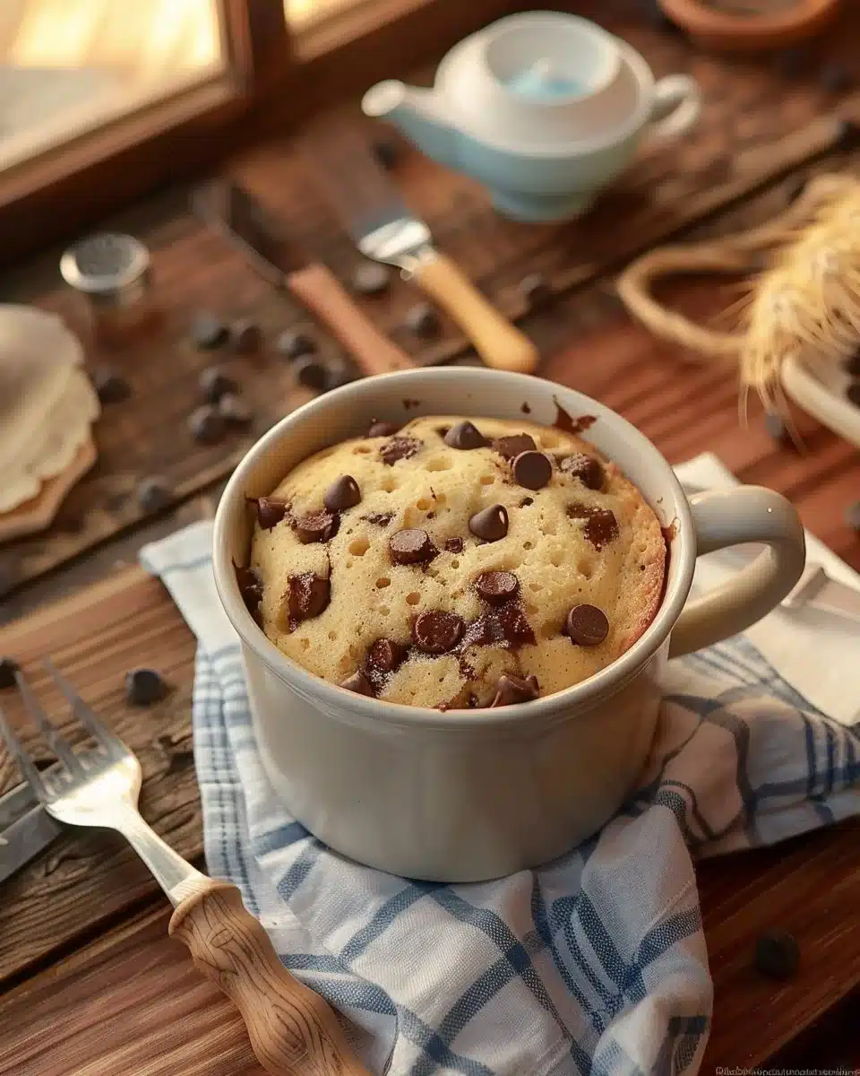 Mug Cake au Chocolat prêt en 5 minutes, dessert rapide et savoureux