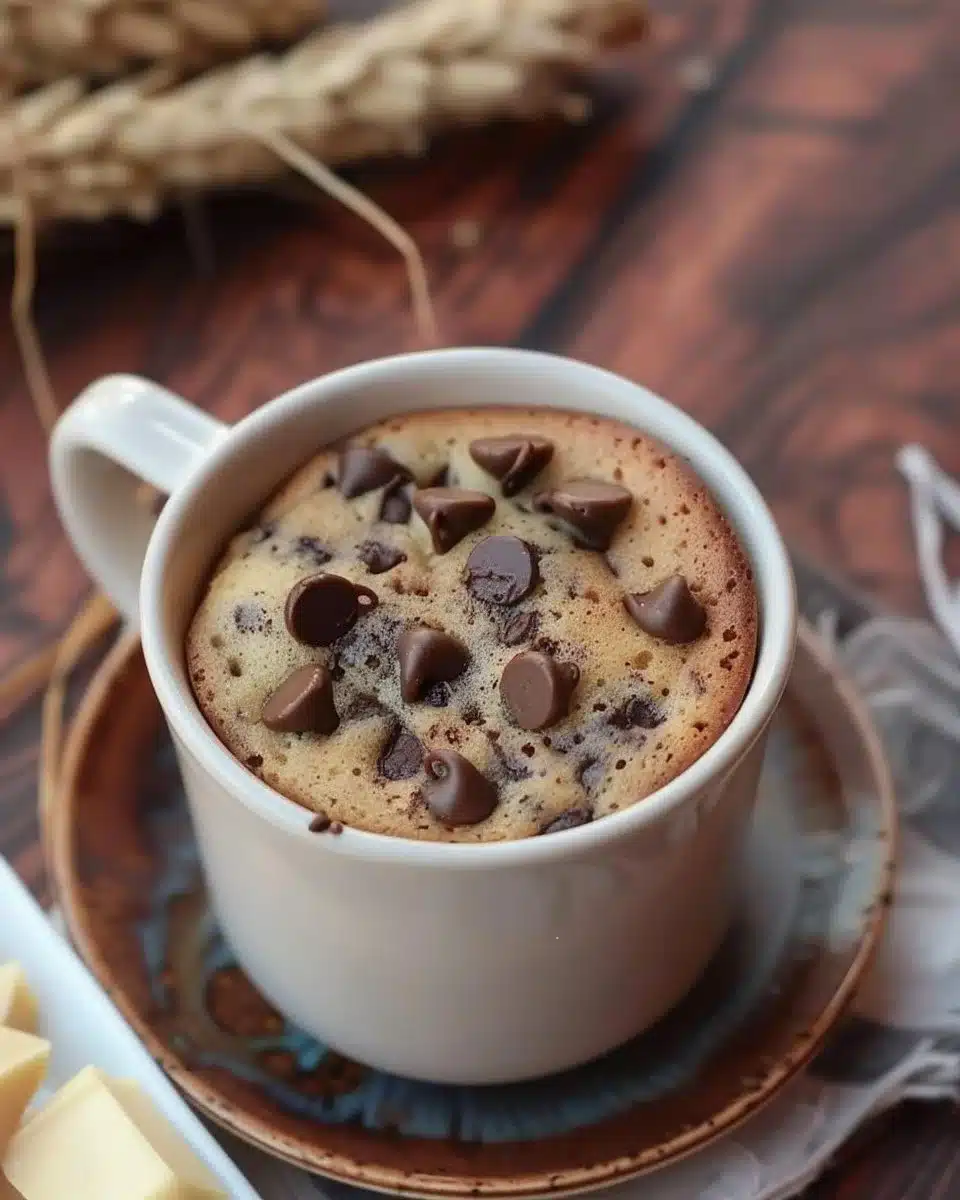 Mug Cake with Chocolate Chips