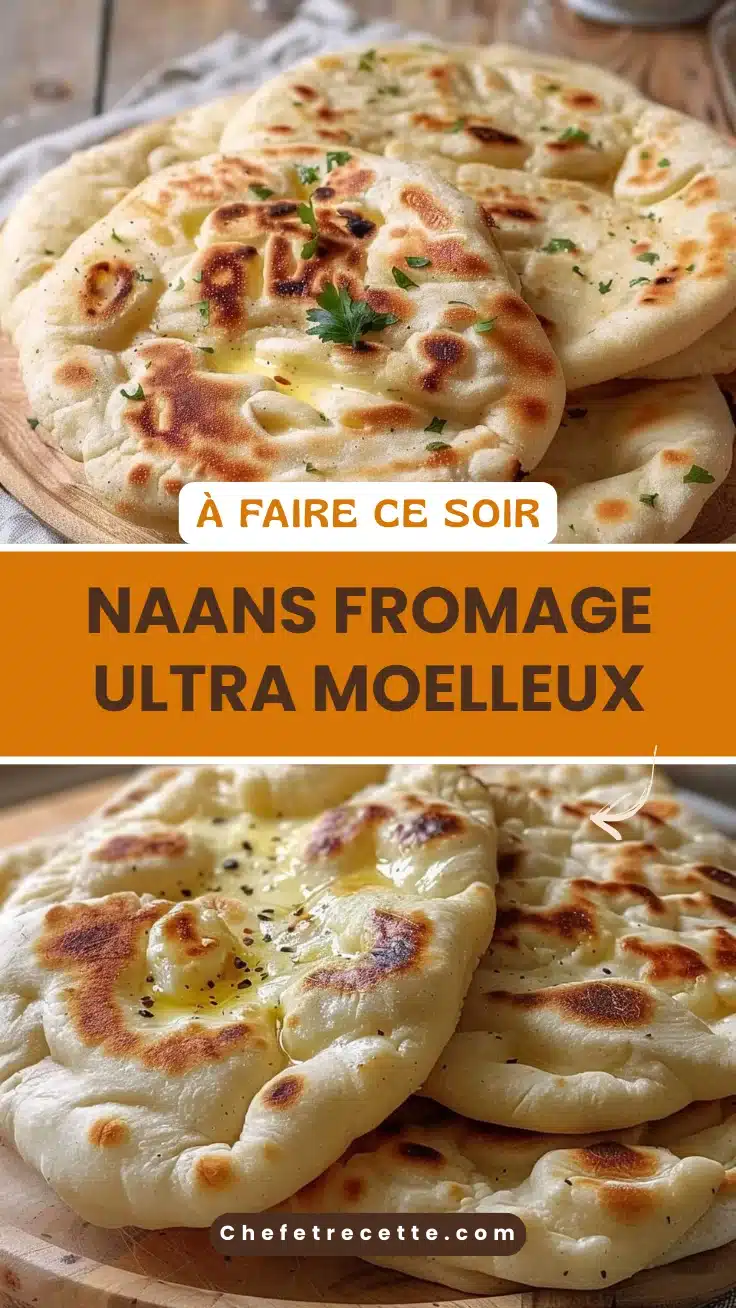 Naans fromage ultra moelleux