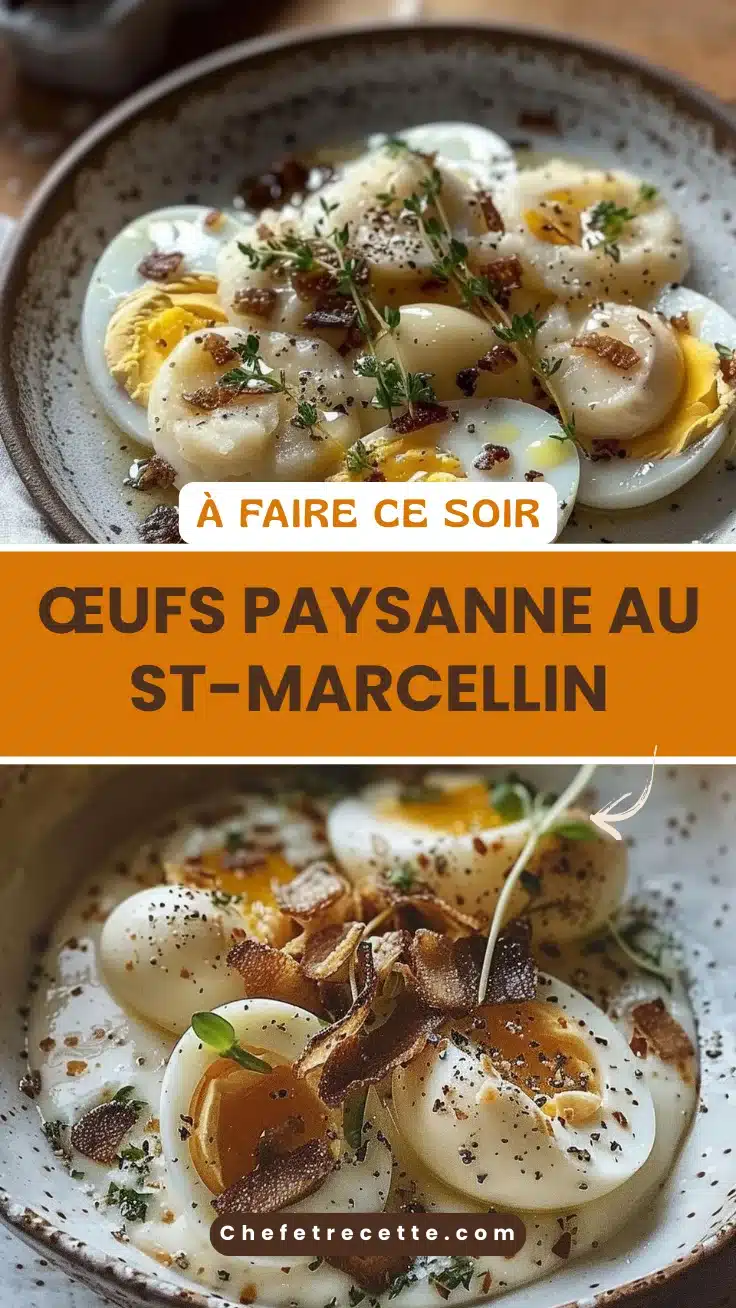 Œufs paysanne au St-Marcellin
