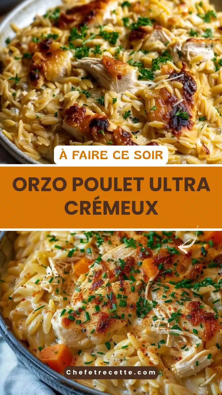 Orzo poulet ultra crémeux