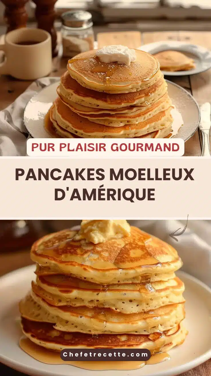 Pancakes Moelleux D'Amérique