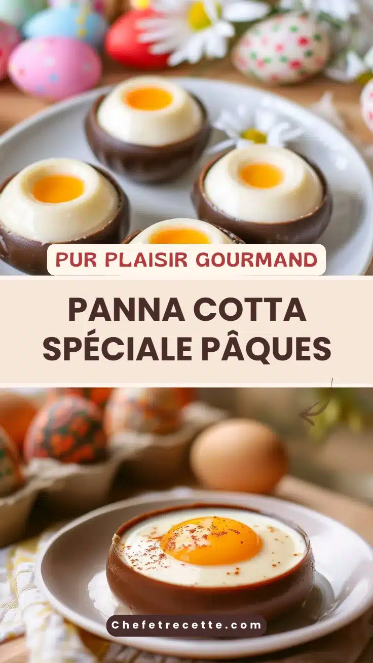 Panna cotta spéciale Pâques