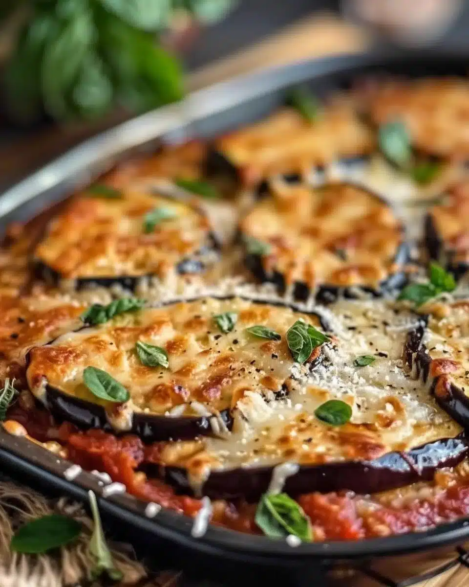 Aubergines à la parmigiana