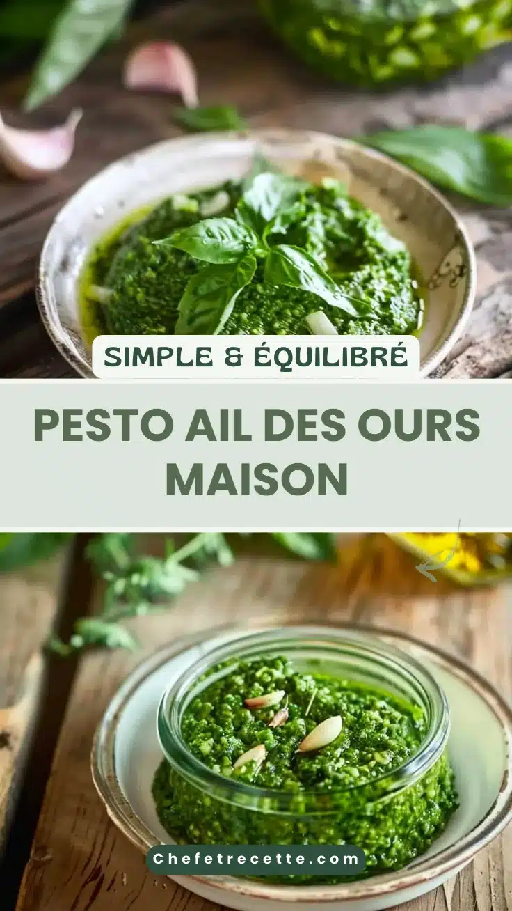 Pesto ail des ours maison