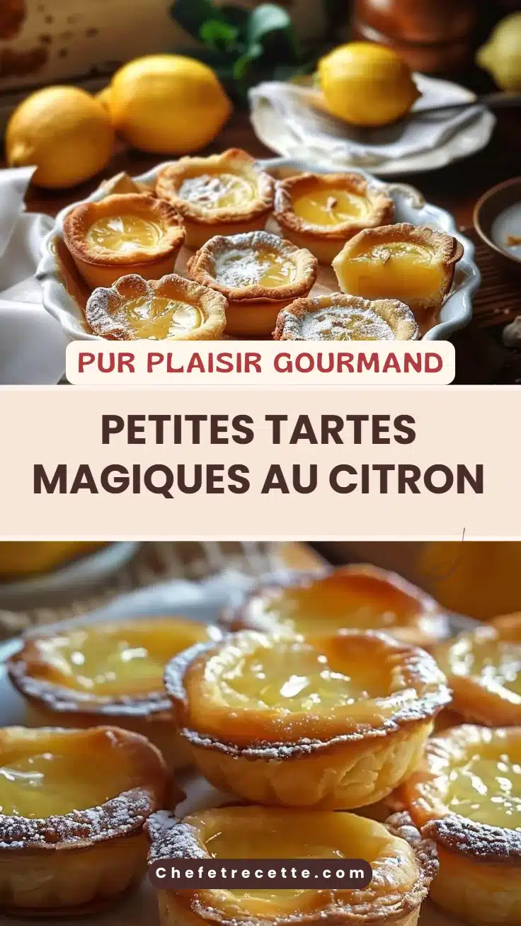 Petites tartes magiques au citron
