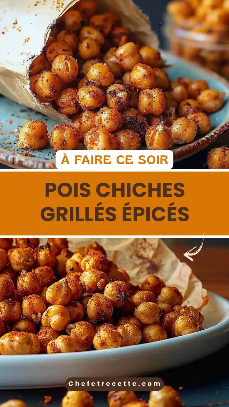 Pois Chiches Grillés Épicés