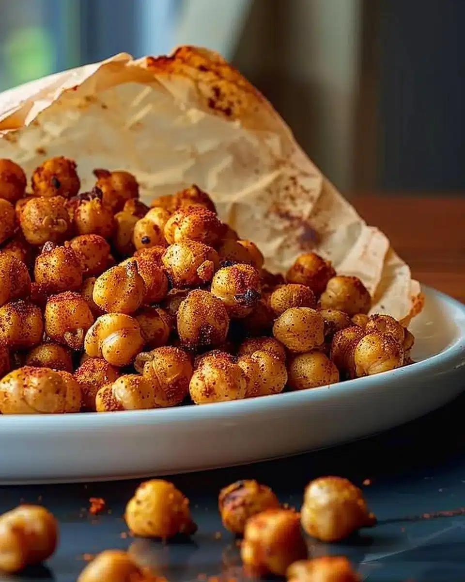 Pois Chiches Grillés Épicés