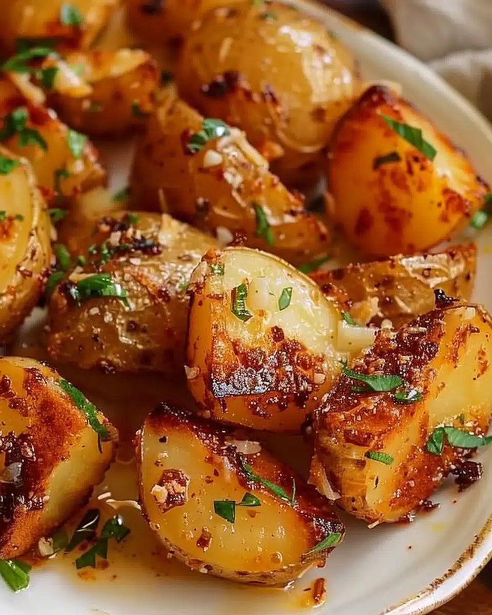 Garlic and Parmesan Potatoes