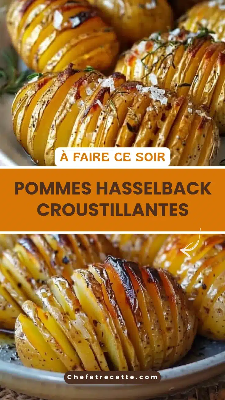 Pommes Hasselback croustillantes