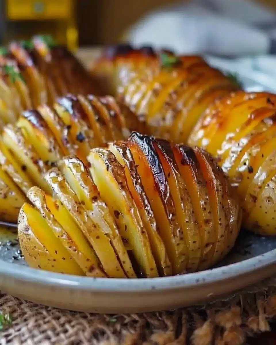 Pommes de terre suédoises (Pommes de terre Hasselback)