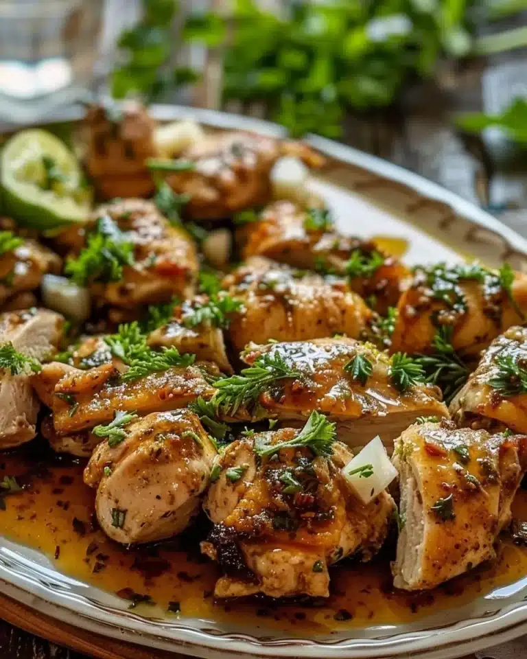 Poulet grec ultra juteux avec épices méditerranéennes et garnitures fraîches