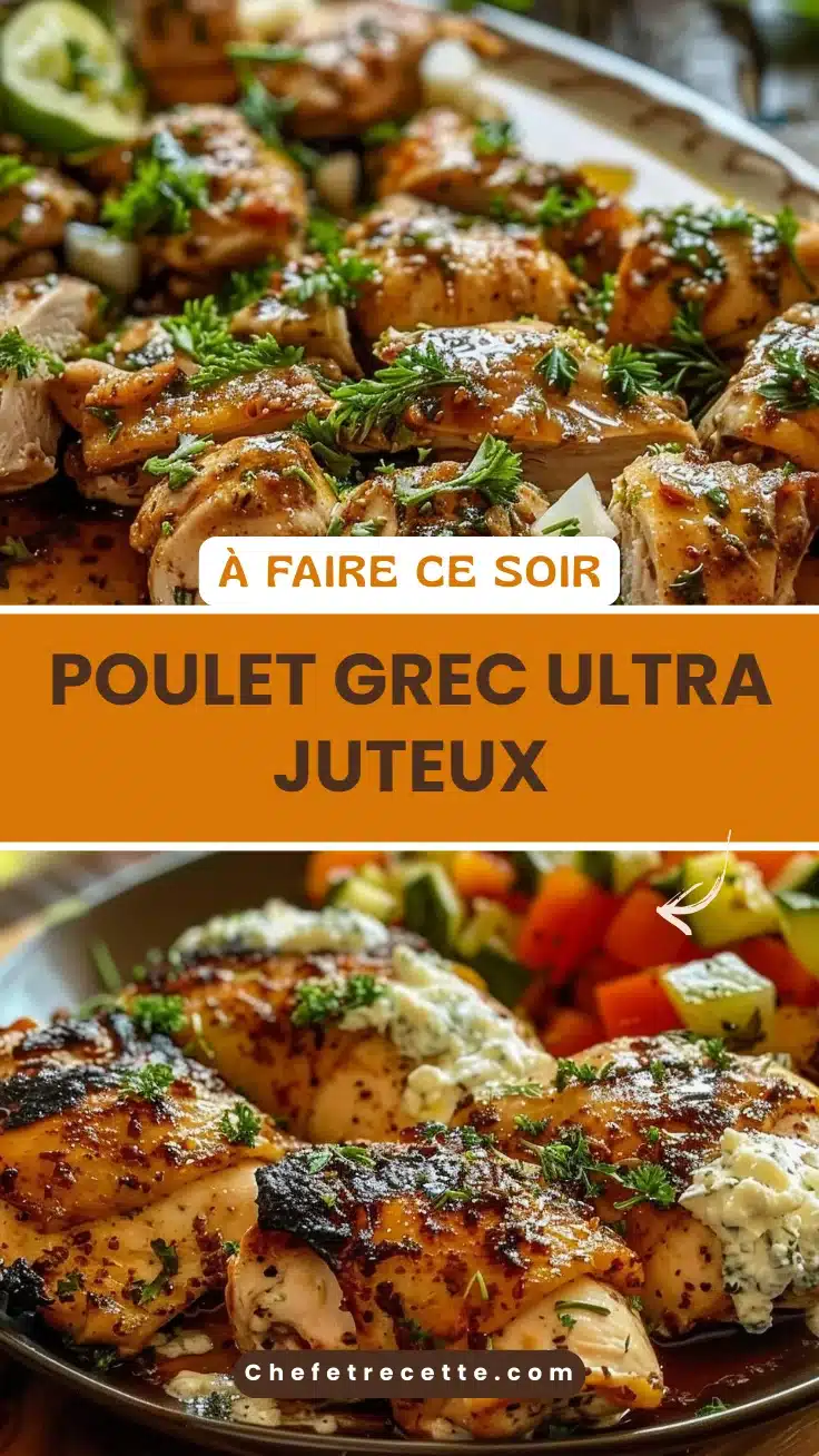 Poulet grec ultra juteux