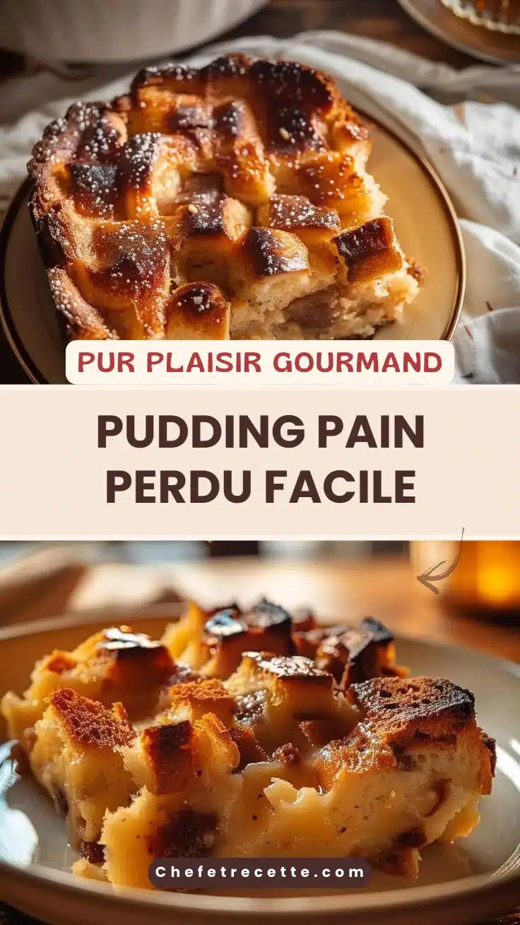 Pudding pain perdu facile