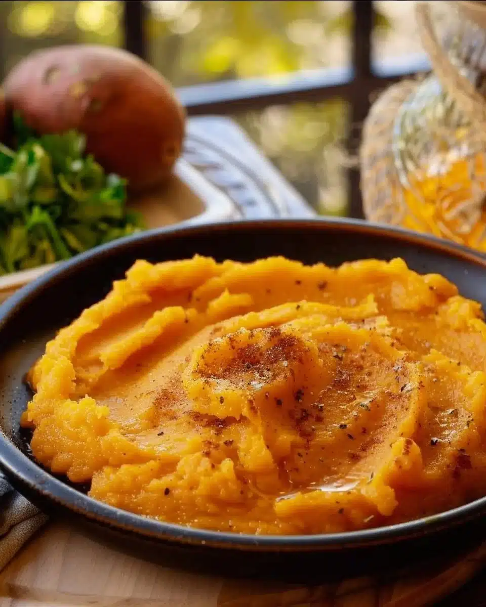 Purée de patate douce