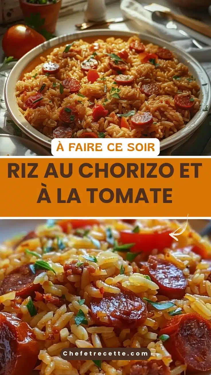 Riz au chorizo et à la tomate