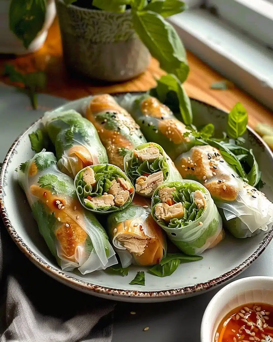 Rouleaux de printemps vietnamiens au poulet : Une recette incroyable ultime à découvrir