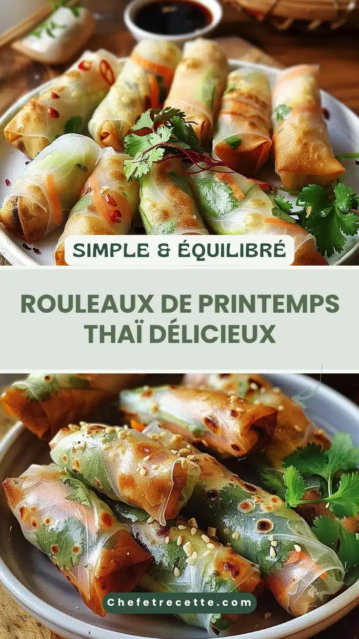 Rouleaux de Printemps Thaï Délicieux