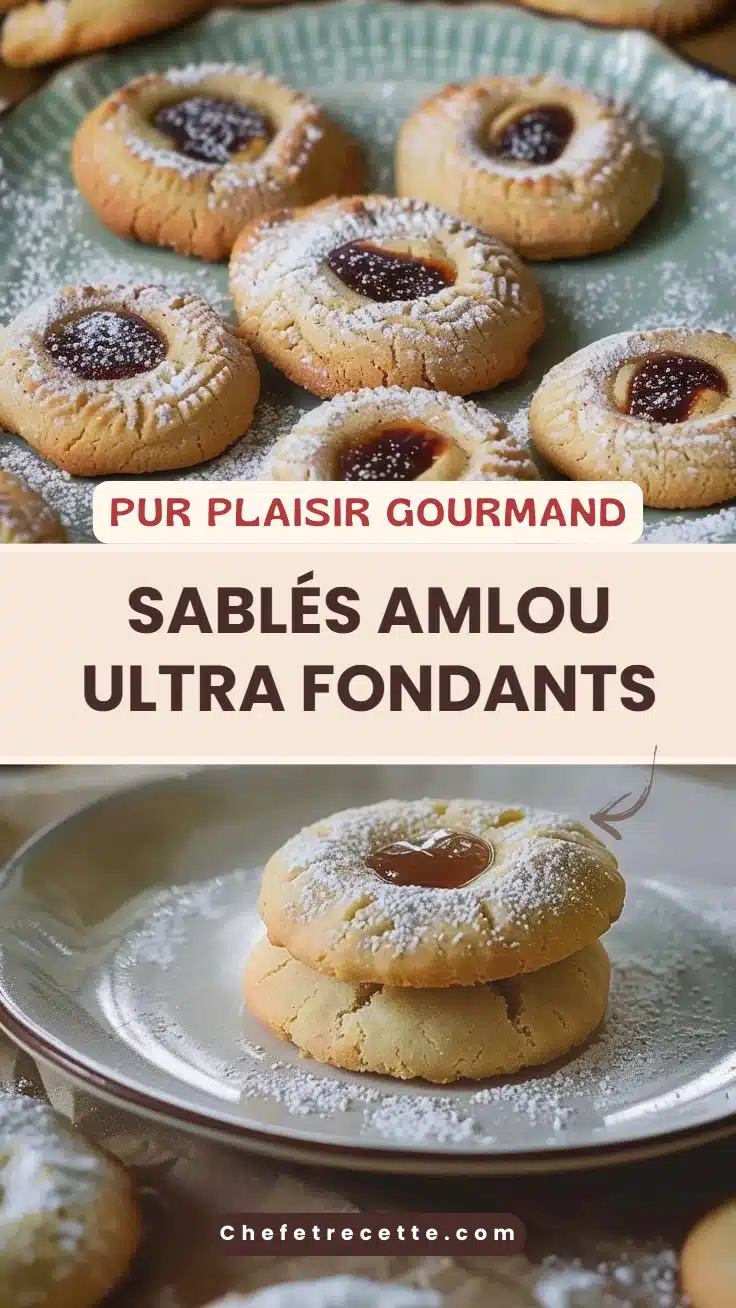 Sablés amlou ultra fondants