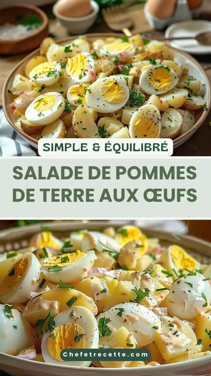 Salade de pommes de terre aux œufs