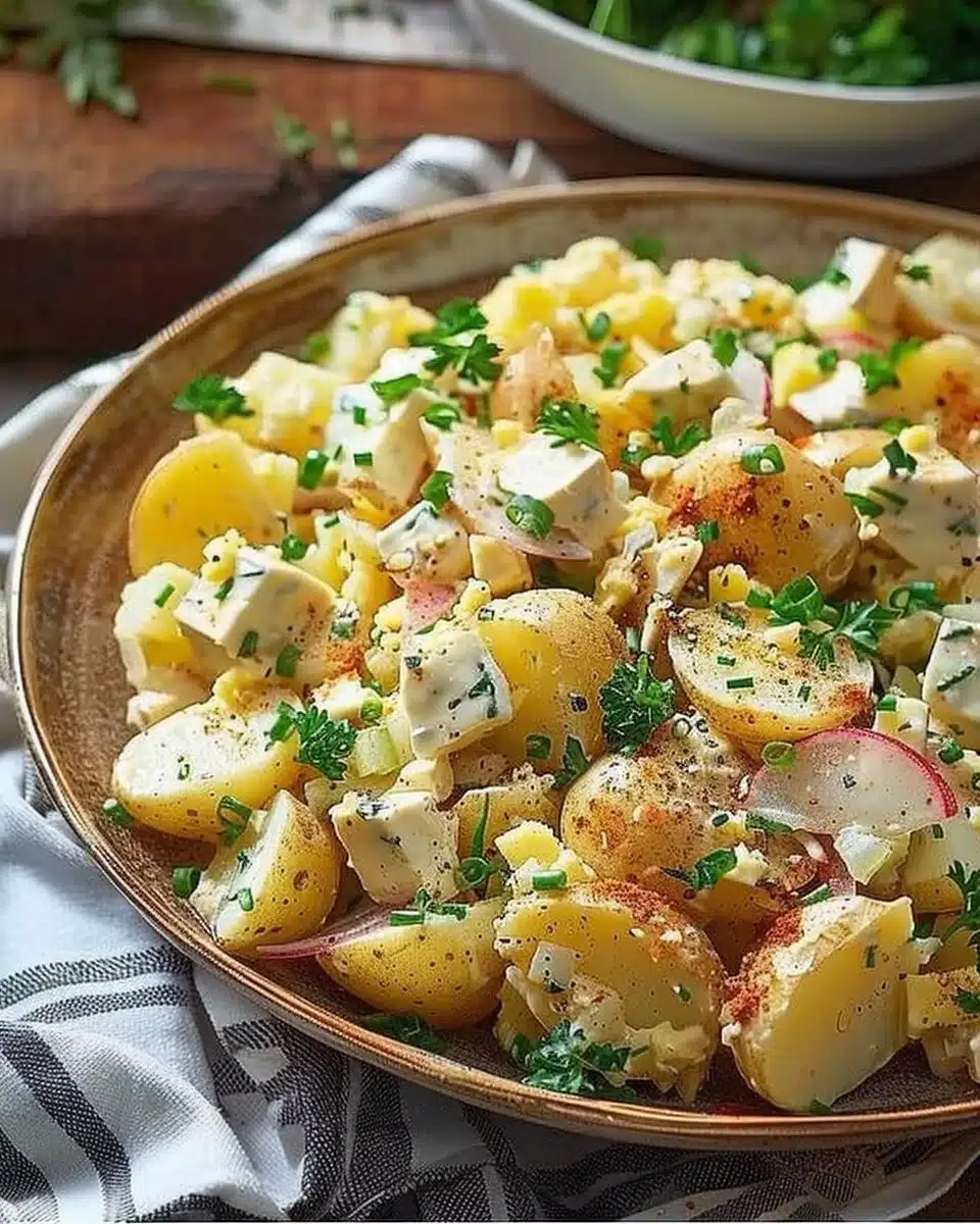 Salade de pommes de terre comme chez grand-mère