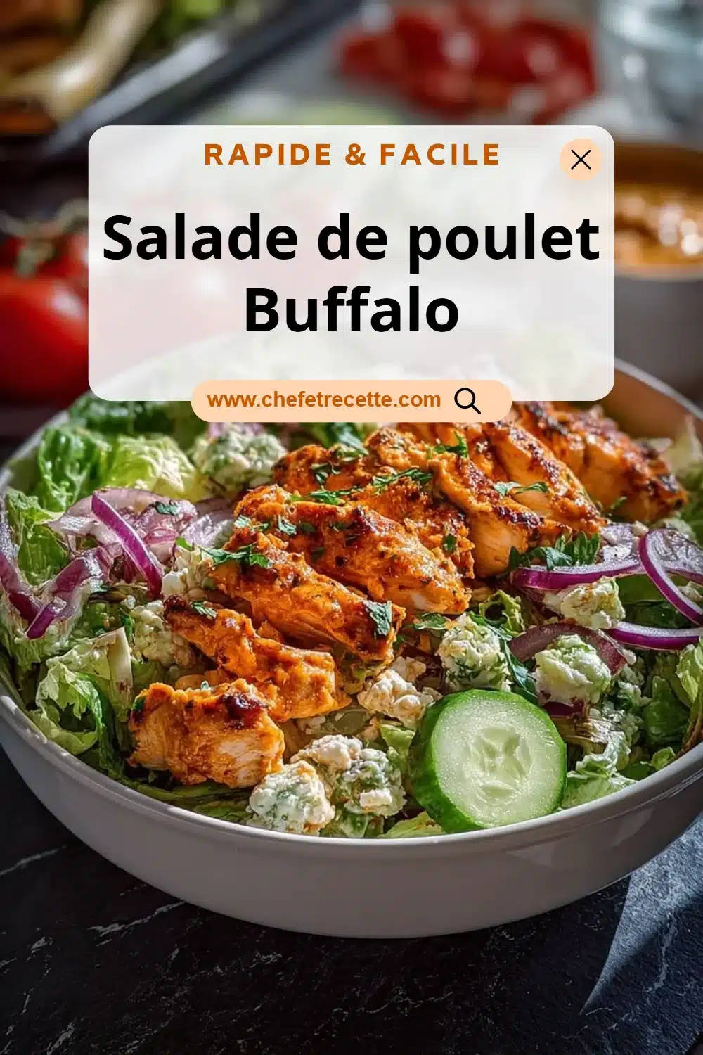 Salade de poulet Buffalo