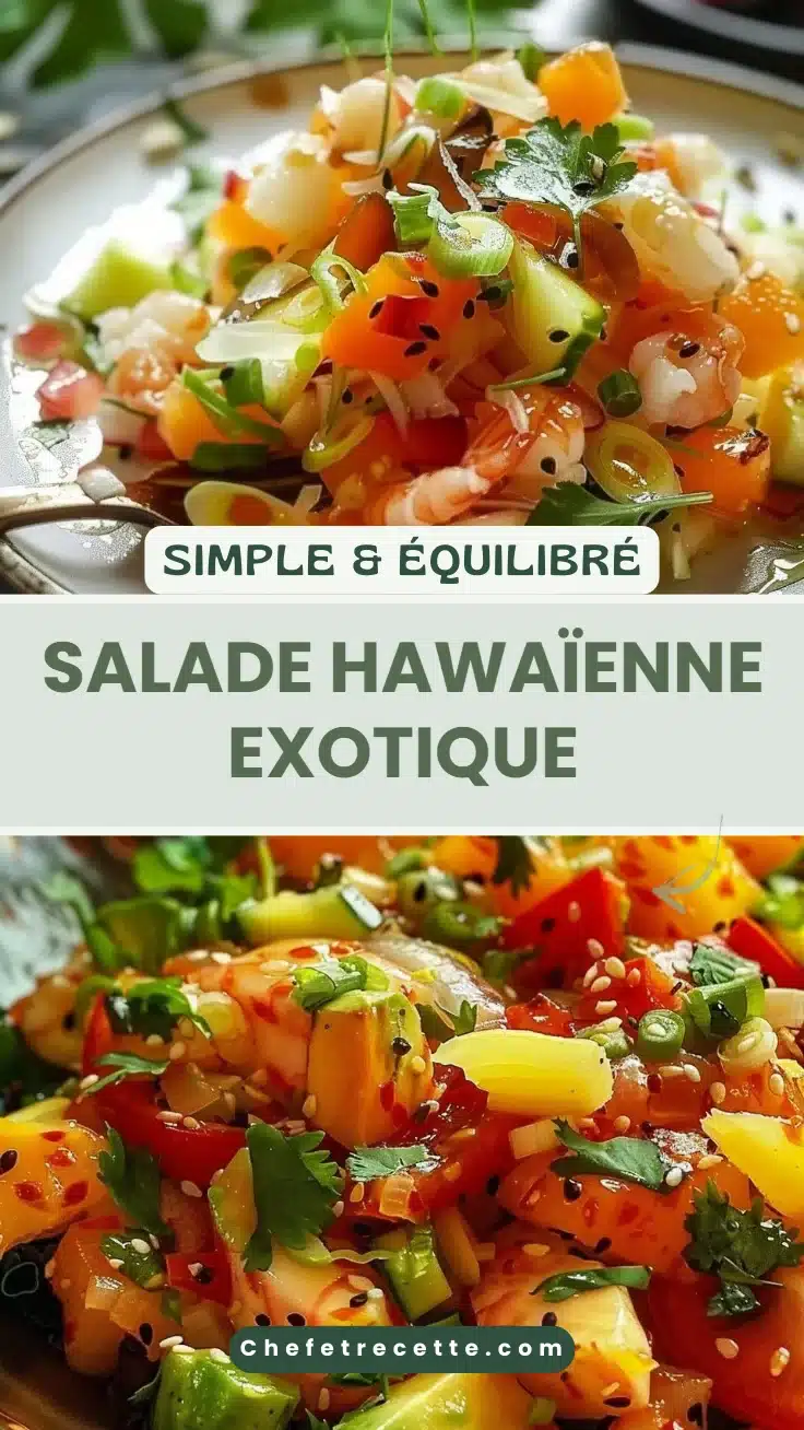 Salade hawaïenne exotique