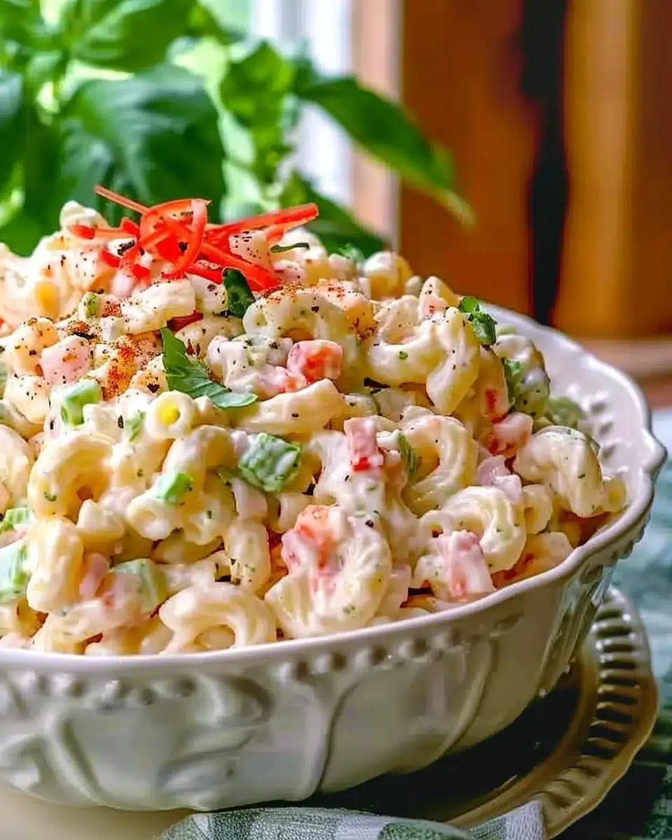 La meilleure salade froide au macaroni