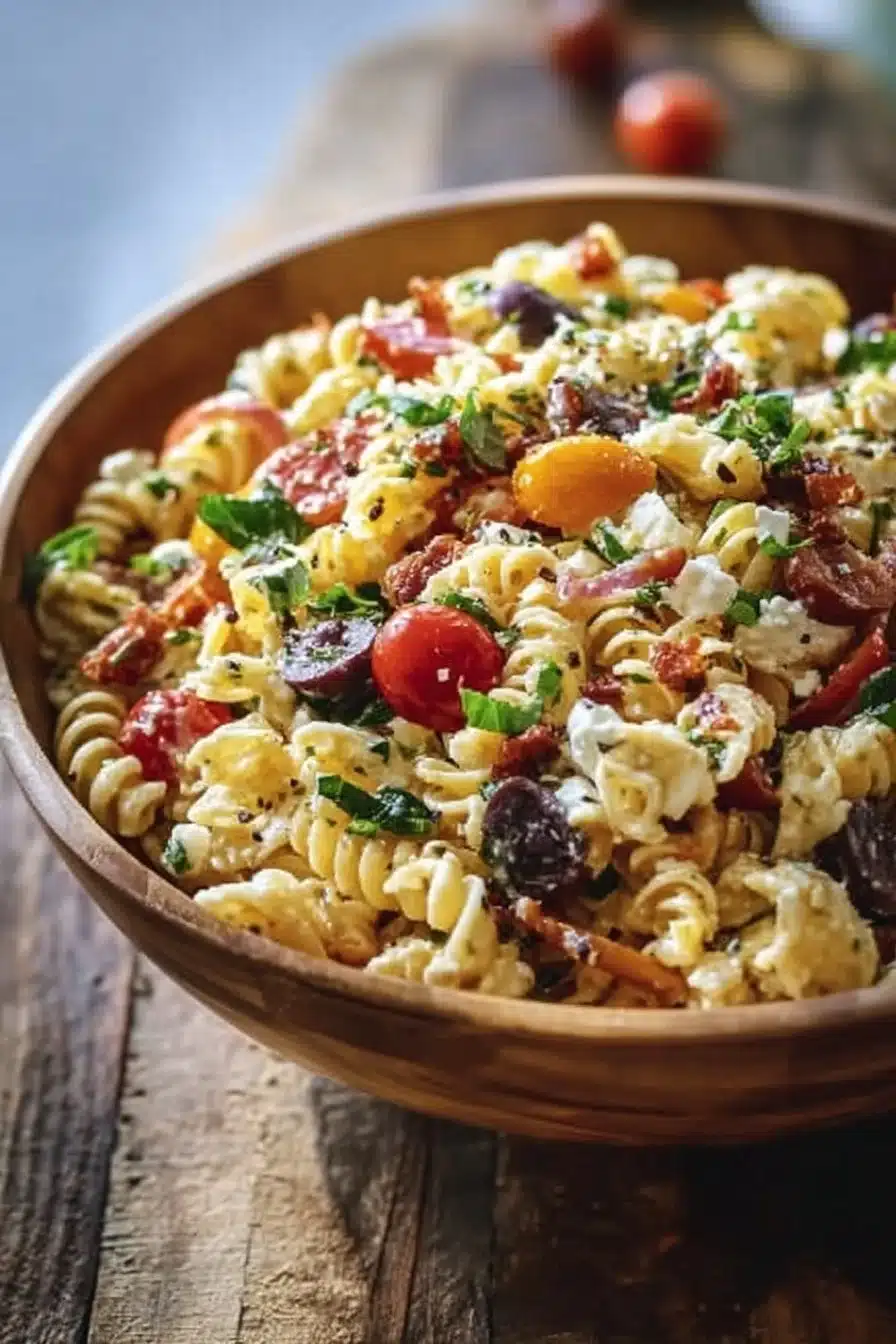 Salade Pâtes Cowboy avec légumes frais et sauce légère