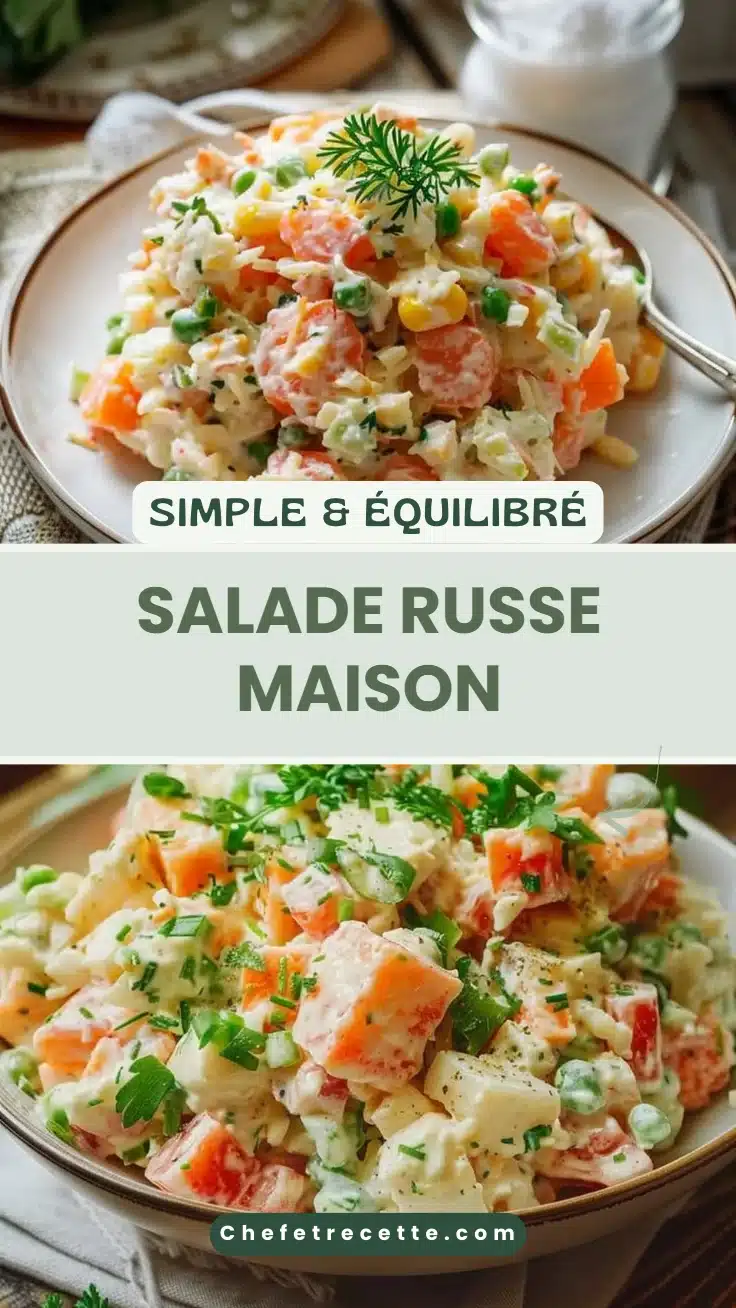 Salade russe maison