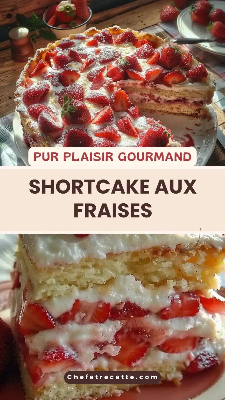 Shortcake aux fraises